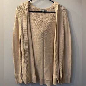 Beige Hooded Sweater